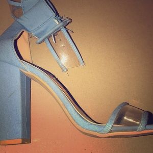 Luxe Blue Heels